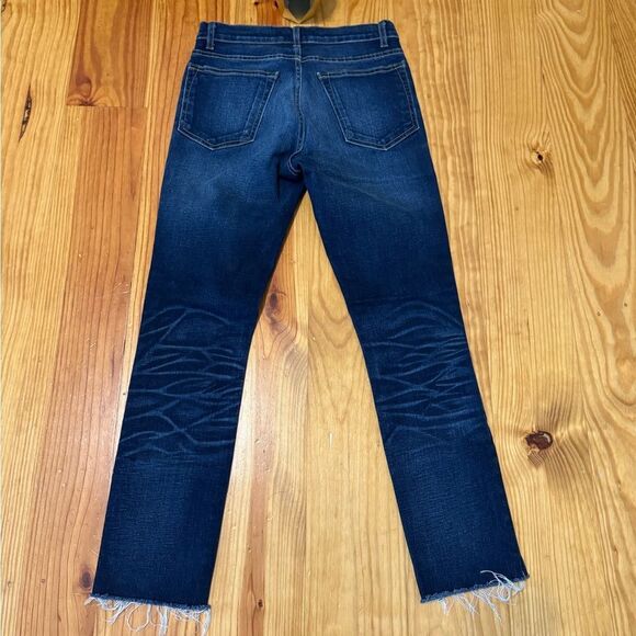 Imogene+Willie Virginia Dark Wash Raw Hem Straight Leg Jeans Women’s Size: 25 - Picture 12 of 12